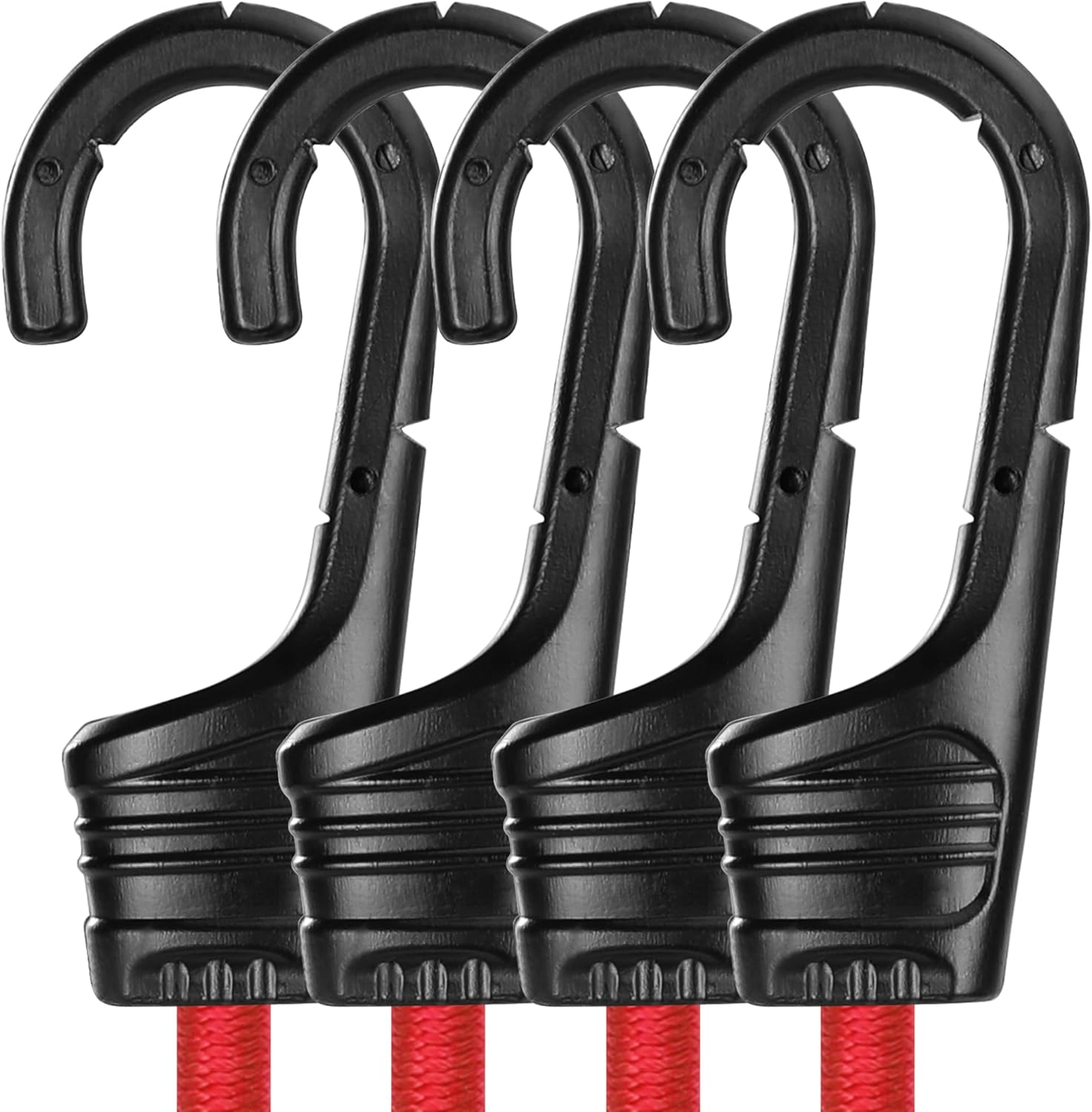 Bike Cargo Rack - 24 Inch Bungee Cords with Hooks,
