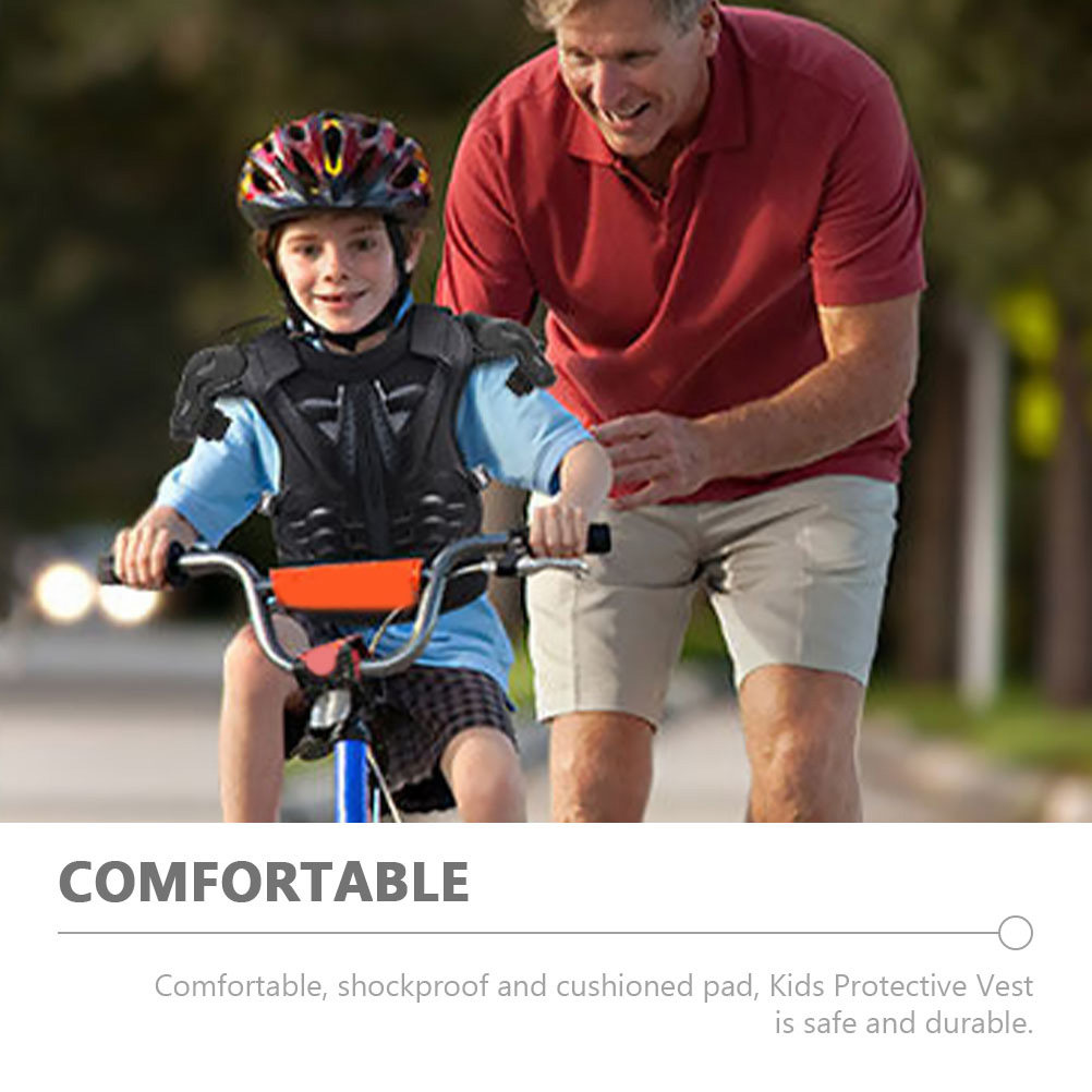 Cycling Protective Gear - Kids Protective Snowboarding Vest Chest Back