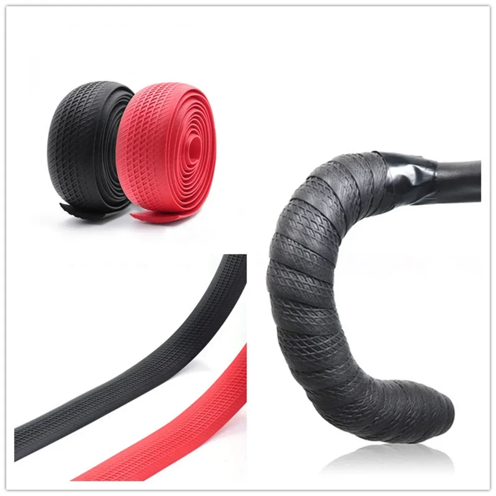 Bike Handlebar Tape - Road Bicycle Handlebar Silicone Tape Non-Slip