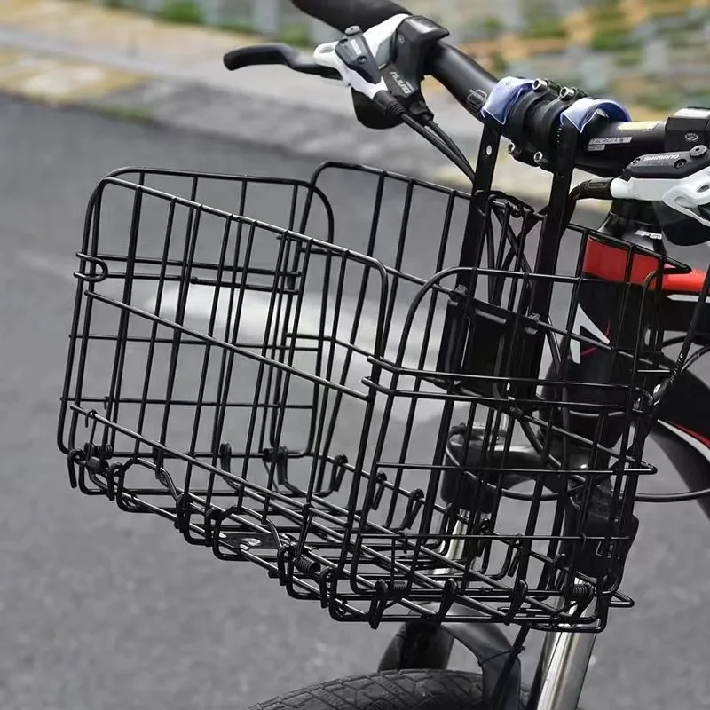 Bike Cargo Rack - Mountain Bike Folding Hanging Basket Bicycle