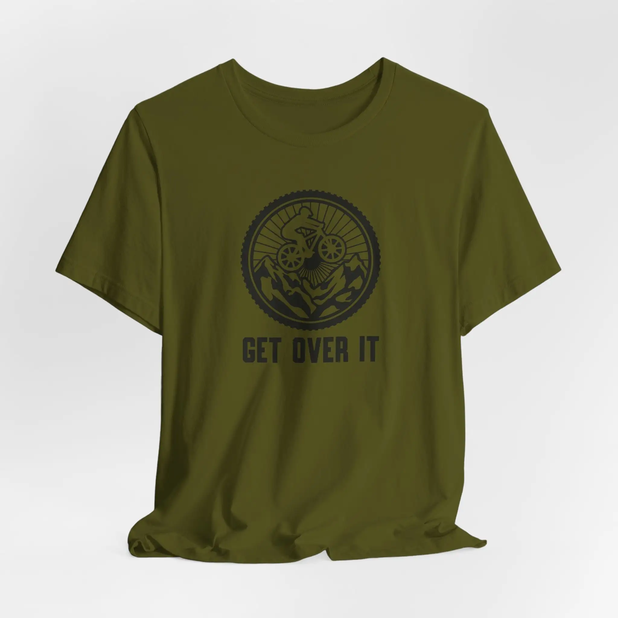 Cycling Gear Apparel - Get Over It Heavy Cotton Cycling