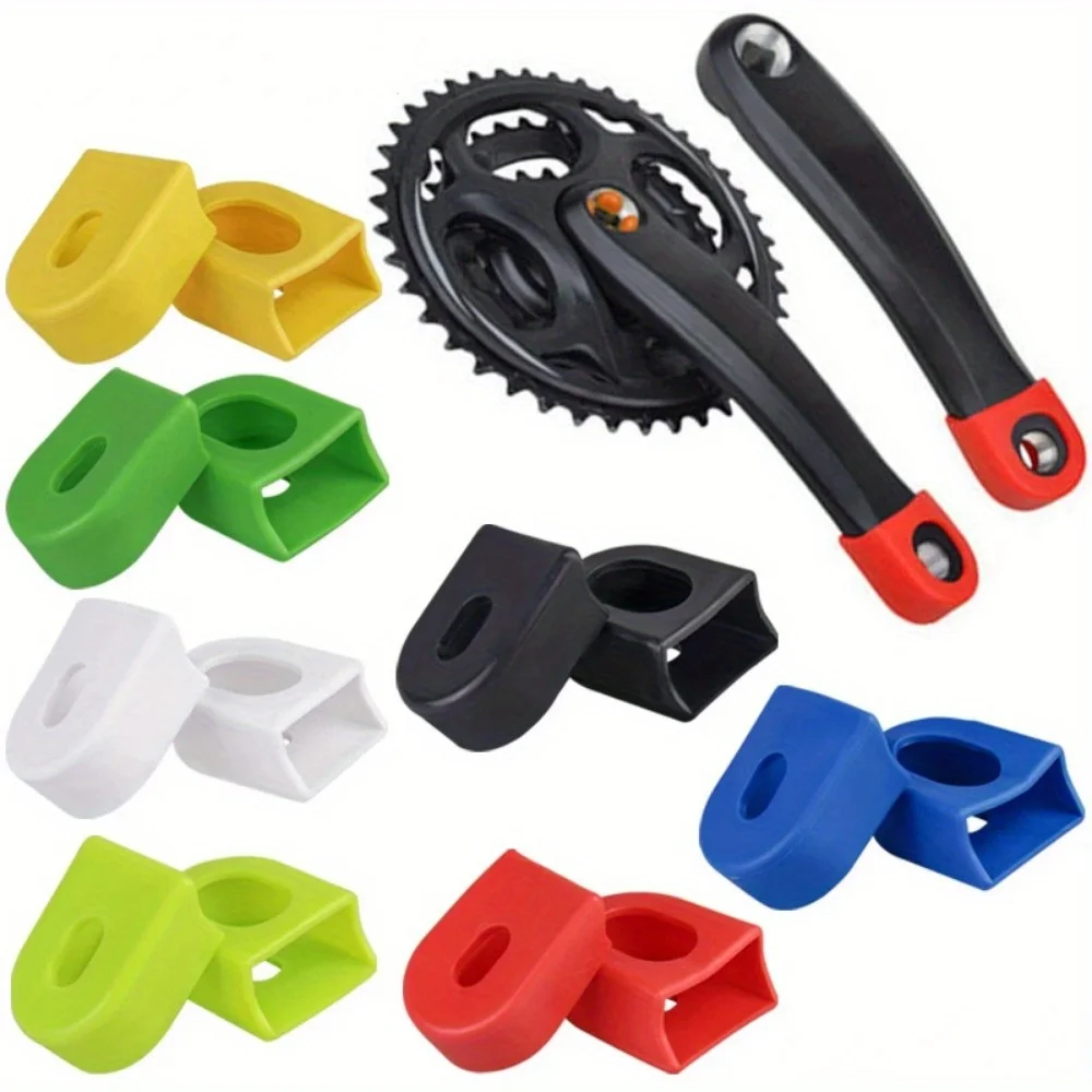 Mtb Pedals - Bicycle Silicone Crank Cover Protector Silicone