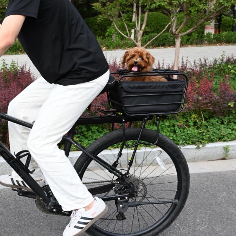 【YA】2-in-1 Dog Bike Basket For - Bike Cargo Rack 评论和价格