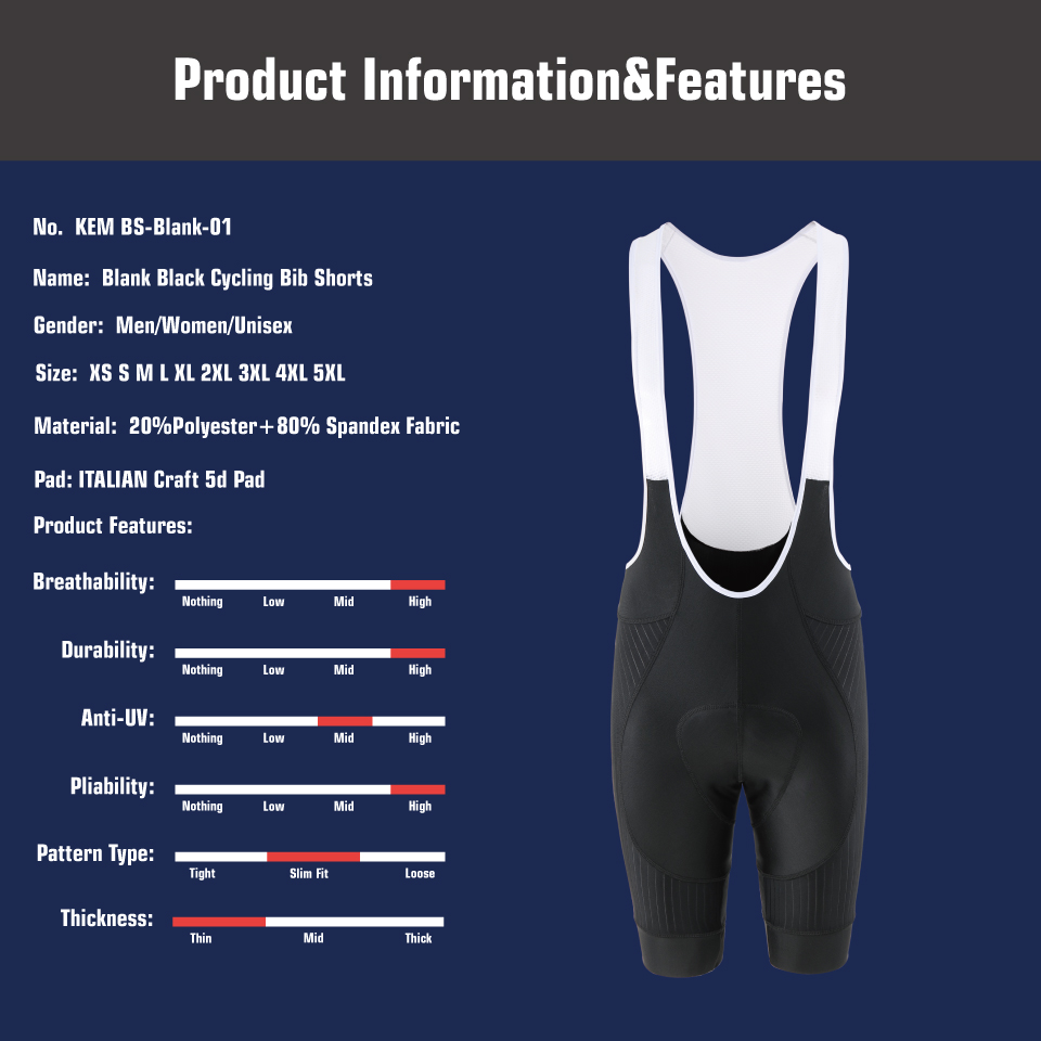 KEMALOCE Black Cycling Bib Sho - Cycling Gear Rapha 评论和价格