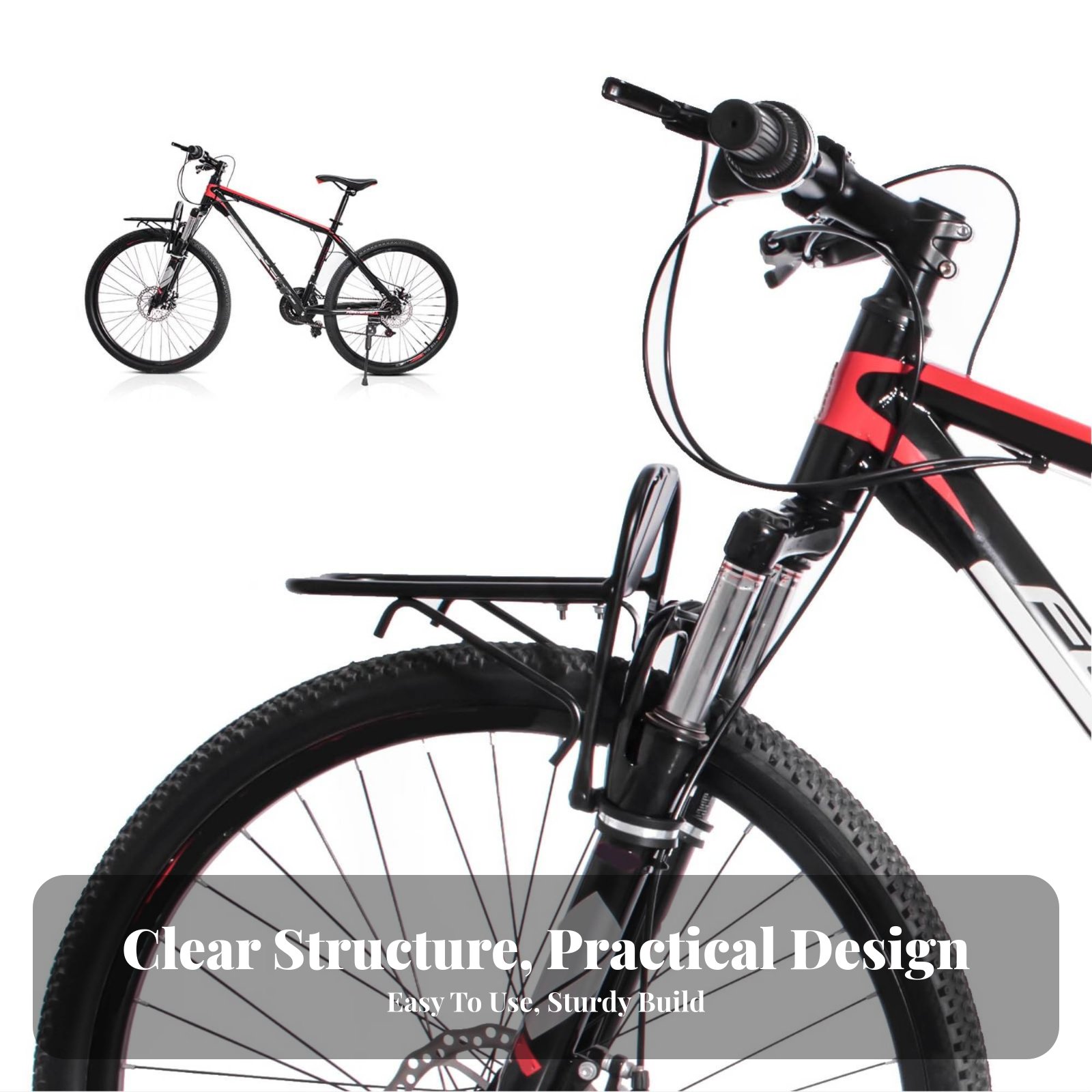 Cycle Front Rack Aluminum Allo - Bike Cargo Rack 评论和价格