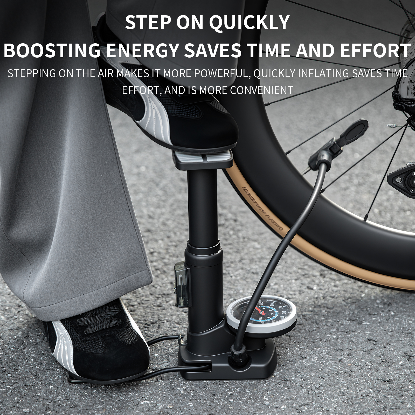 TOSUOD 160PSI Foot Pedal Pump  - Mtb Pedals 评论和价格