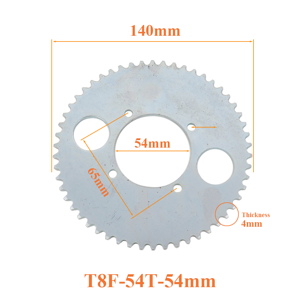 T8F 54T chain plate 54mm 54 To - Cycling Gear Rack 评论和价格