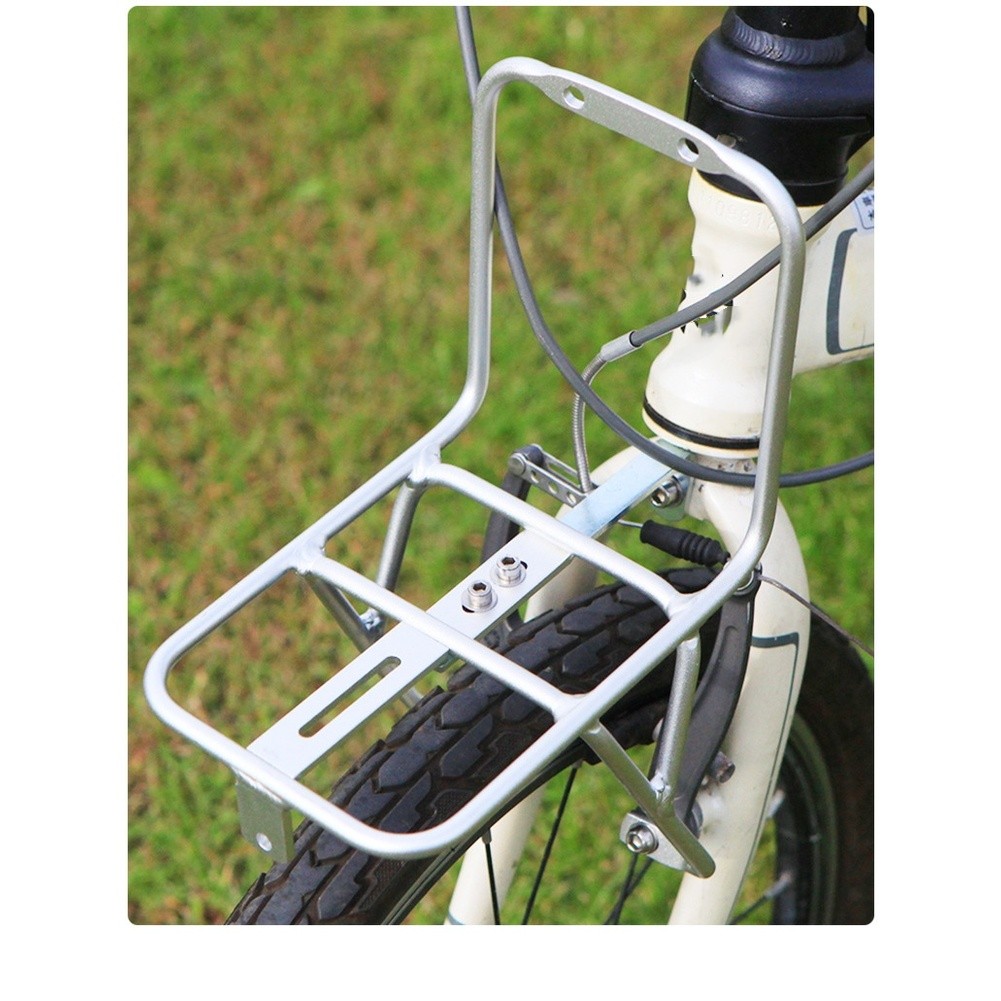 Aluminum Alloy Front Basket Ra - Bike Cargo Rack 评论和价格