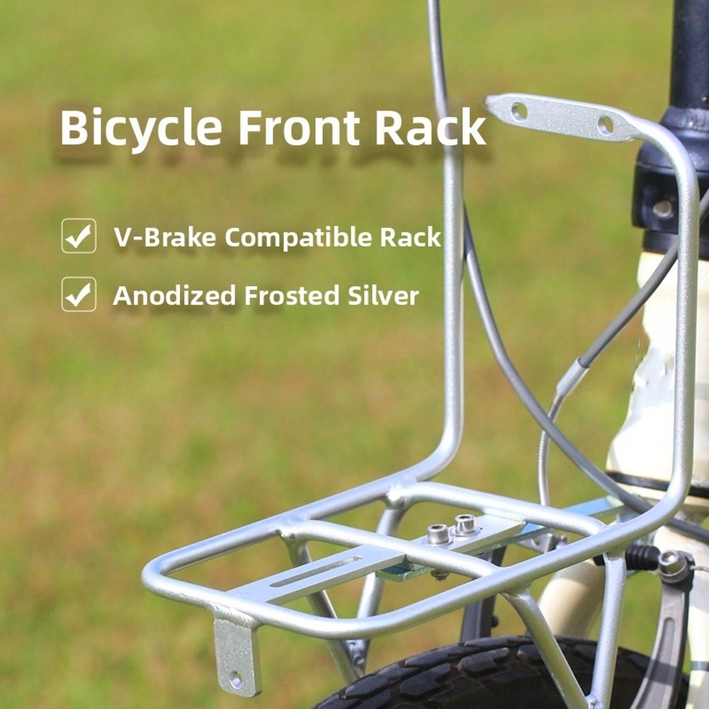 Aluminum Alloy Front Basket Ra - Bike Cargo Rack 评论和价格