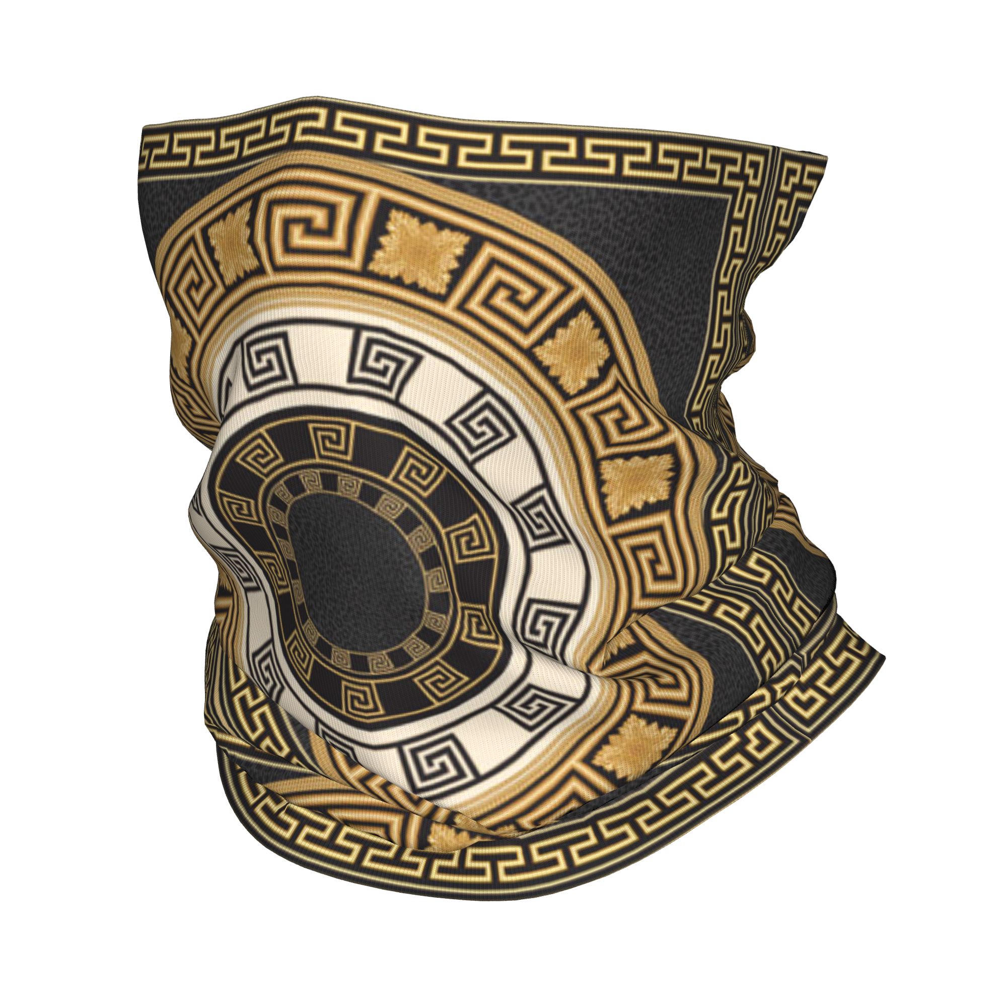 Golden Greek Meander Design Ba - Cycling Headwear 评论和价格
