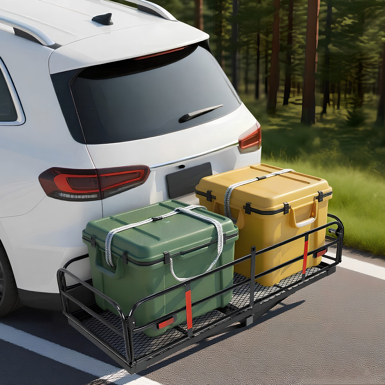 Hitch Cargo Carrier Bike Rack  - Bike Cargo Rack 评论和价格