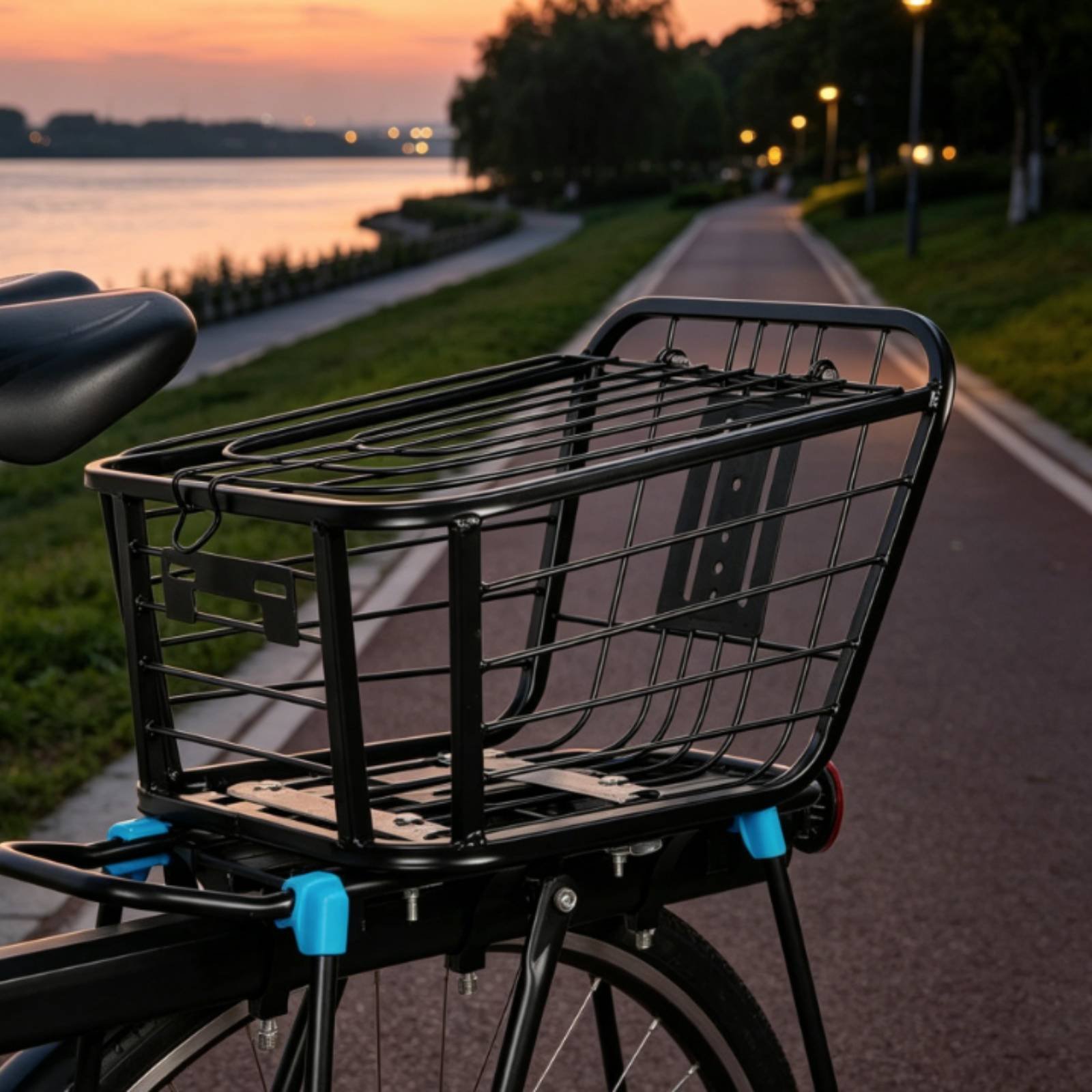 Folding Rear Bike Basket Folda - Cycling Gear Rack 评论和价格