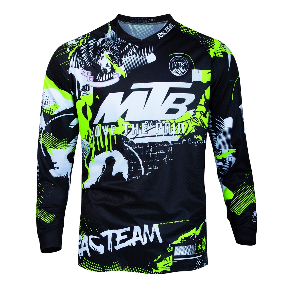 MTB Mountain Bike Long-Sleeve  - Cycling Jersey 评论和价格
