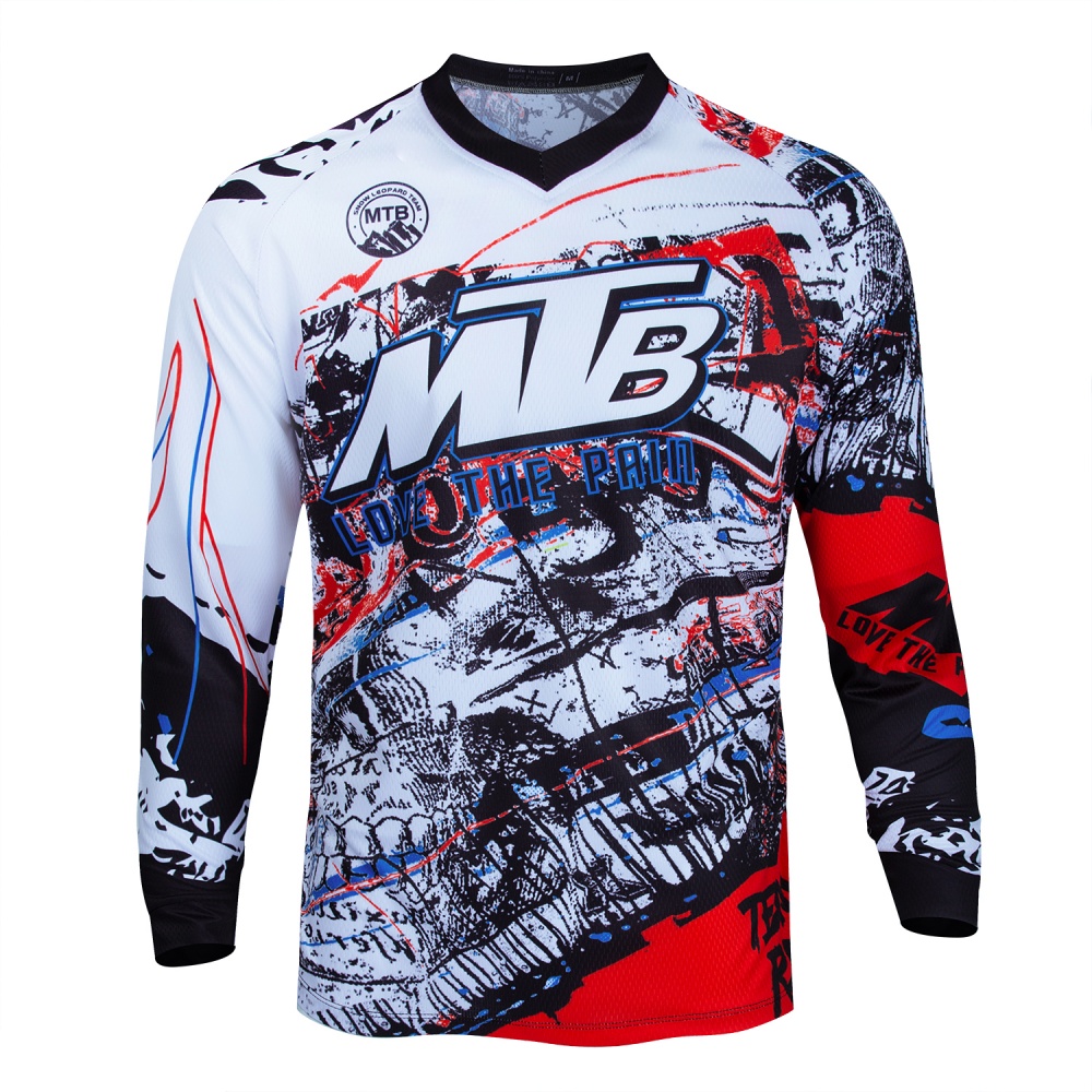 MTB Mountain Bike Long-Sleeve  - Cycling Jersey 评论和价格