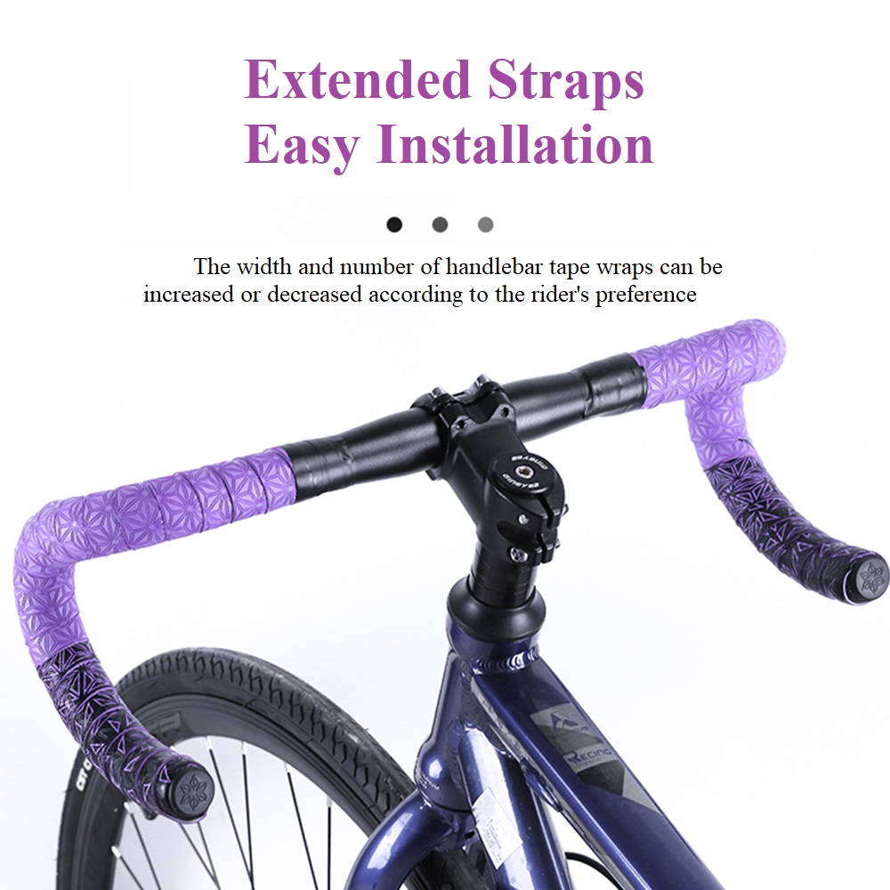 1 Pair Road Bike Anti-Slip Han - Bike Handlebar Tape 评论和价格