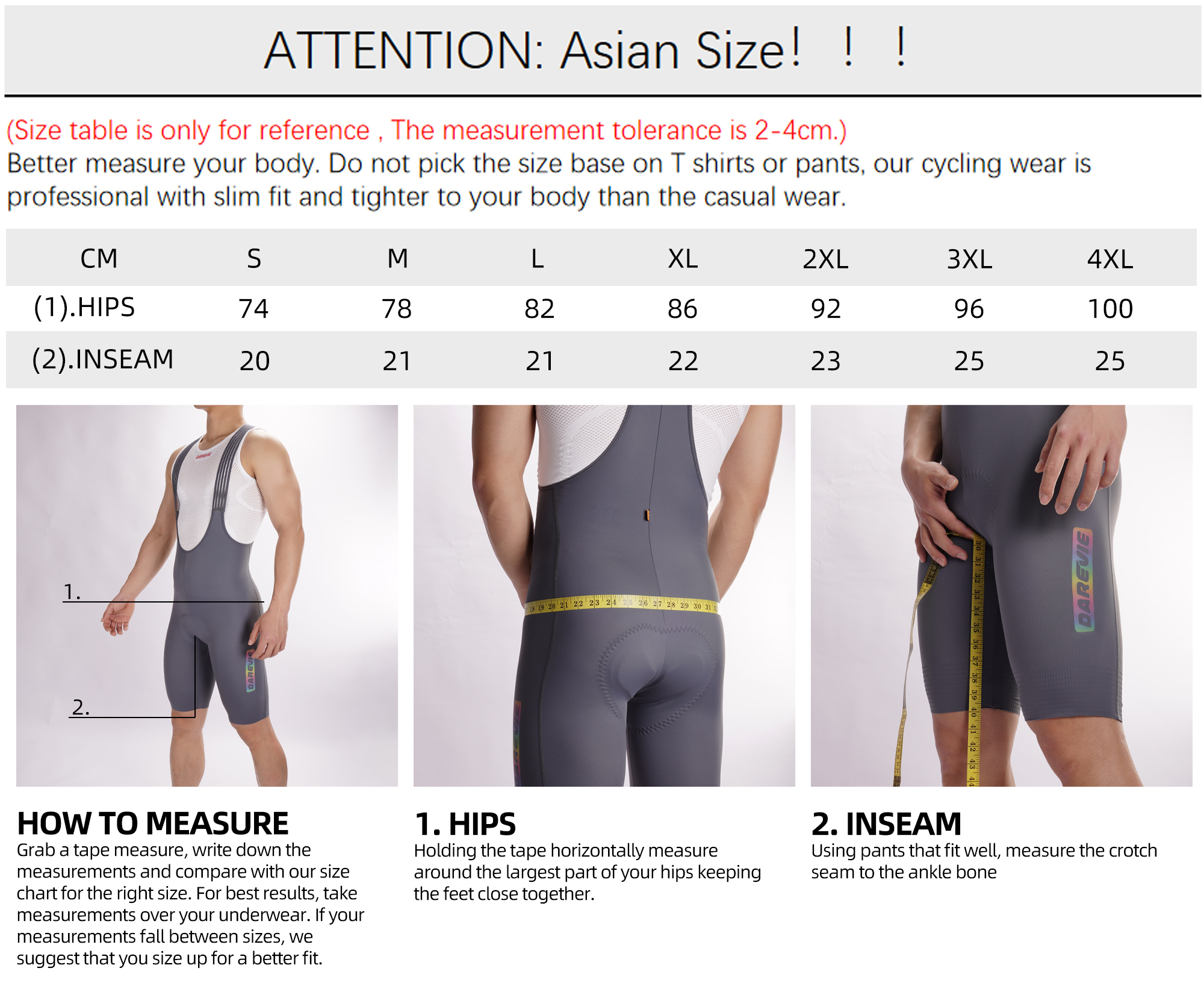 DAREVIE Men's Cycling Bretelle - Cycling Gear Rapha 评论和价格
