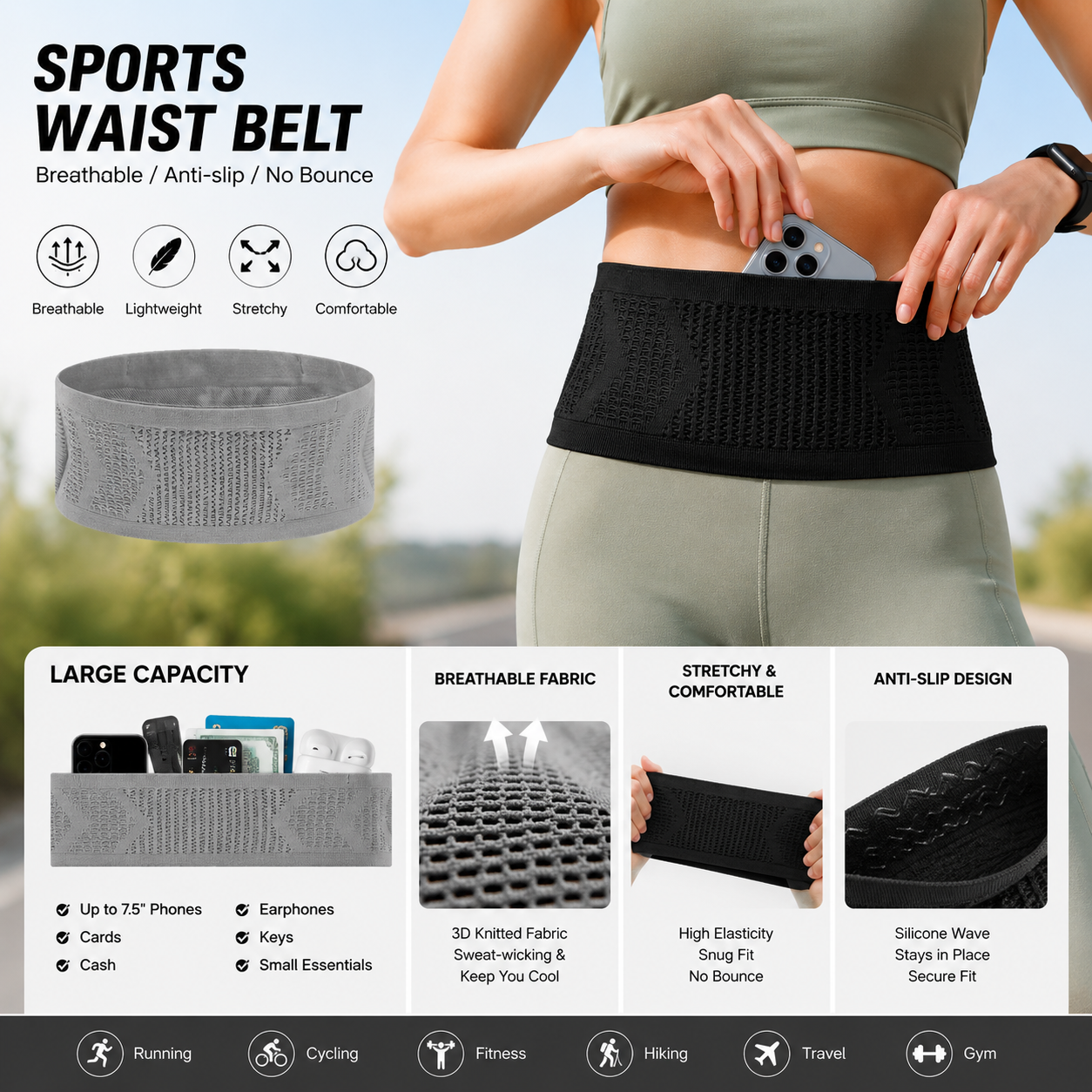Invisible Anti-Theft Running W - Ultra Cycling Gear 评论和价格