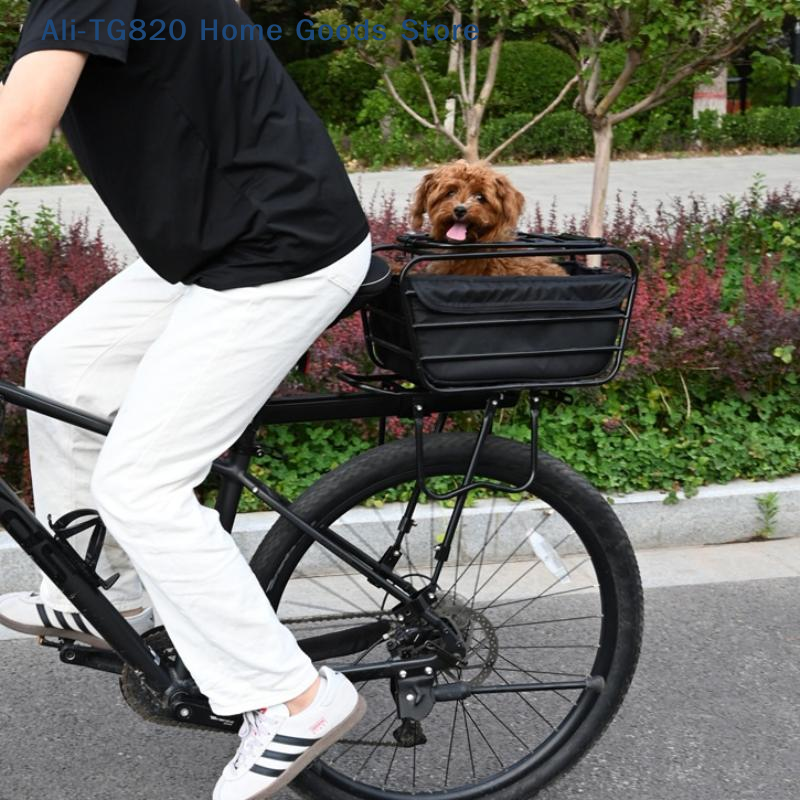 [TG820]2-in-1 Dog Bike Basket  - Bike Cargo Rack 评论和价格