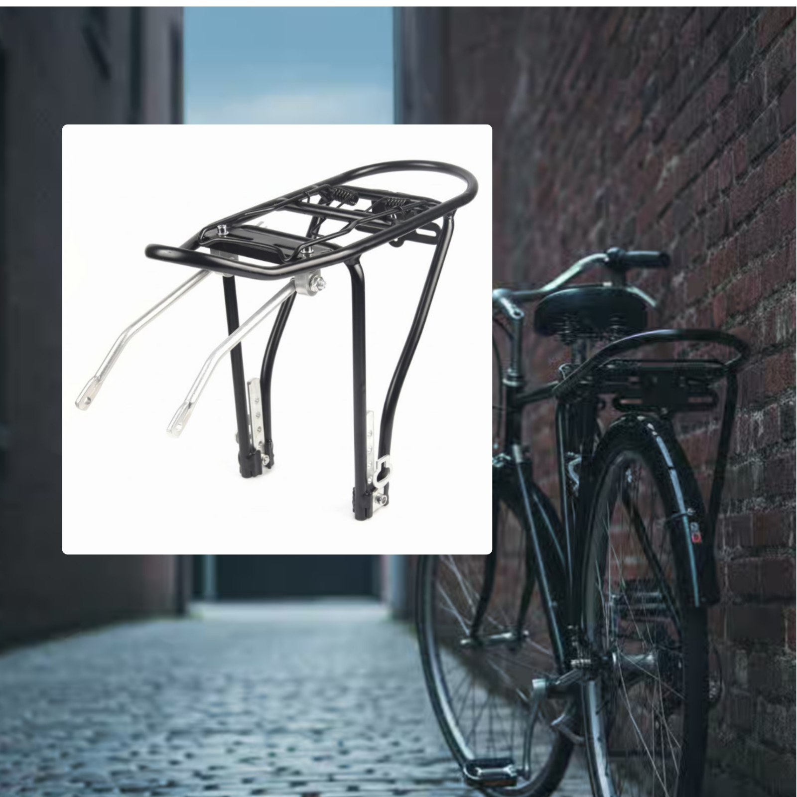 Folding Bike Rear Rack High Ca - Bike Cargo Rack 评论和价格