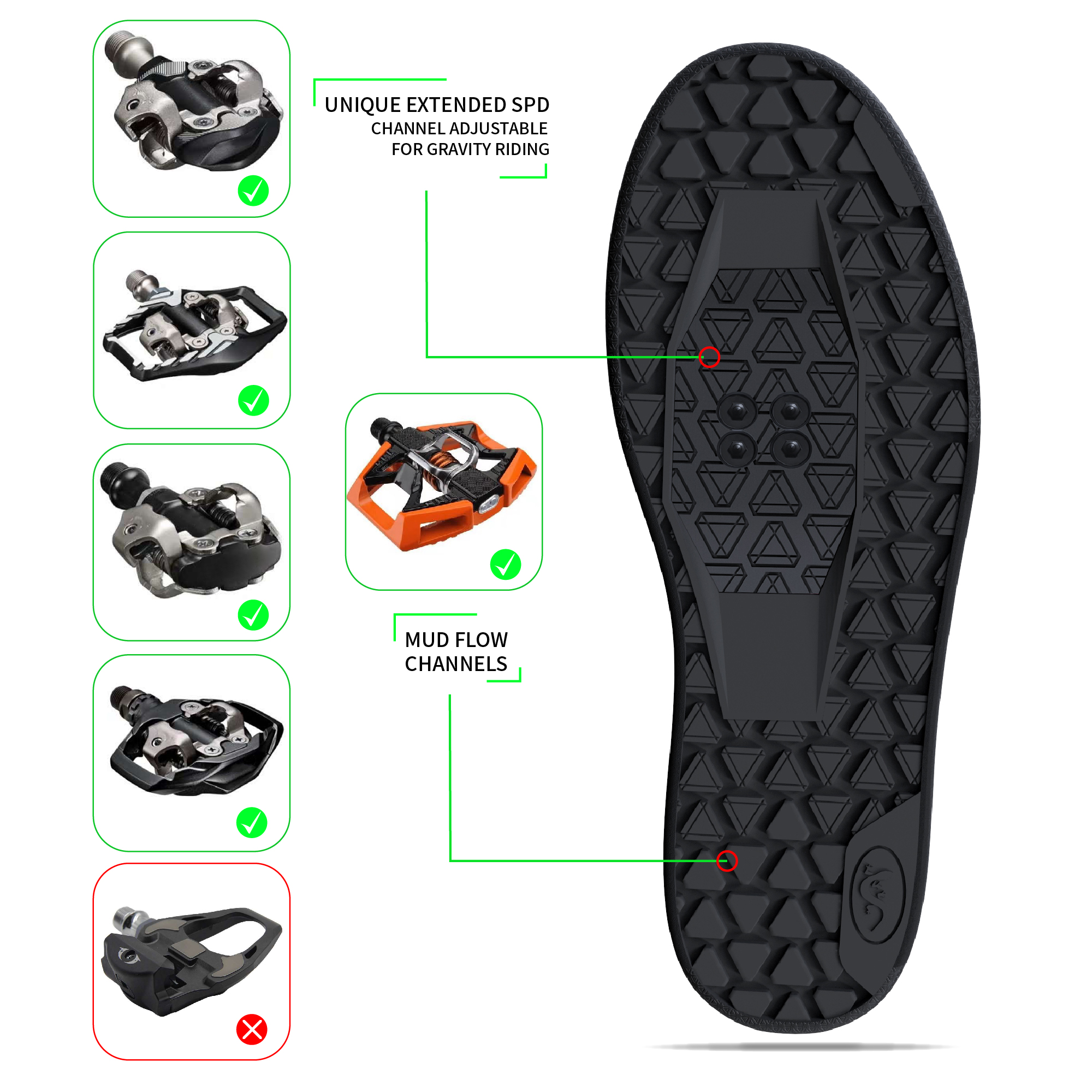 Sandugo Mountain Bike Enduro D - Mtb Pedals 评论和价格