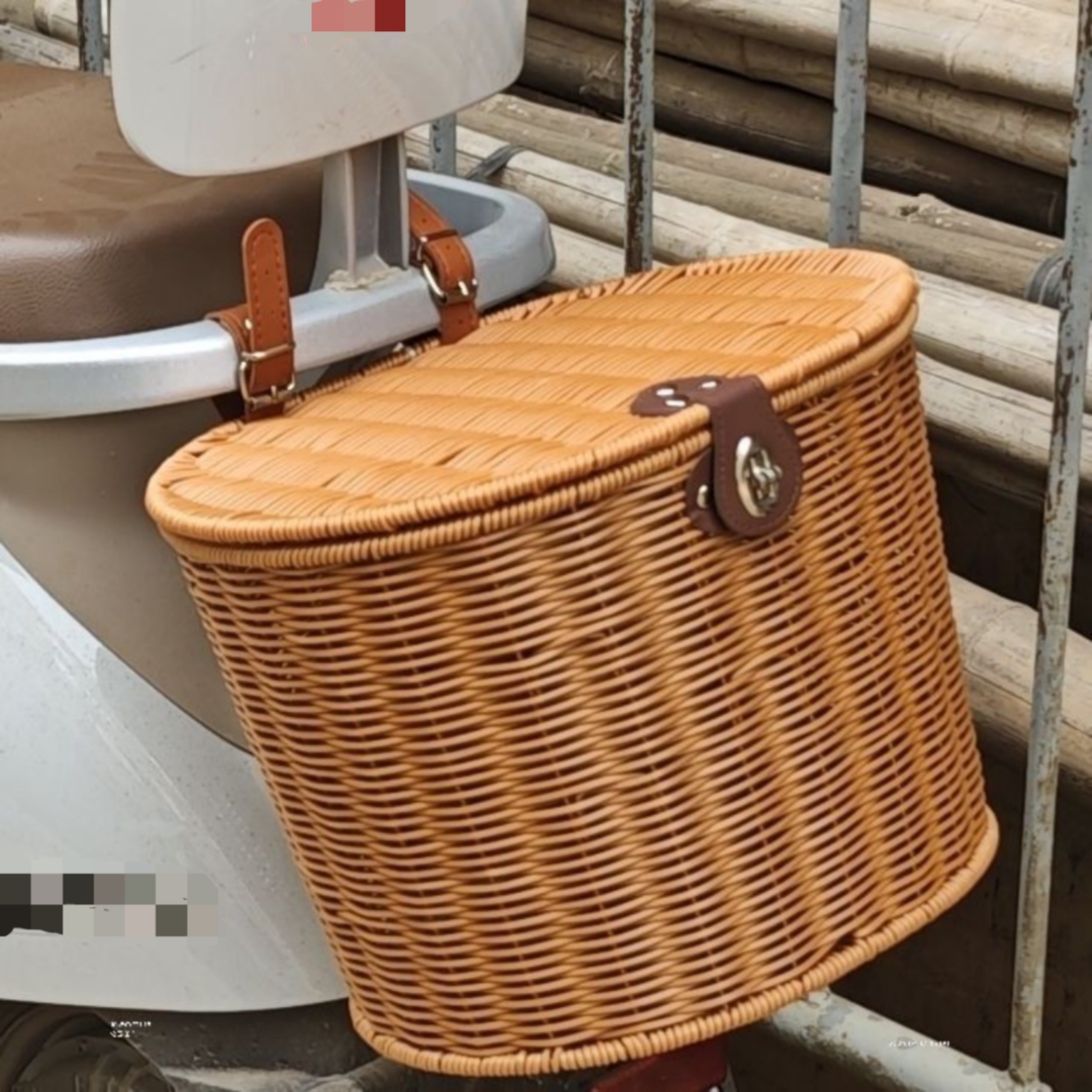 Rear Bike Basket with Lid Rear - Cycling Gear Rack 评论和价格