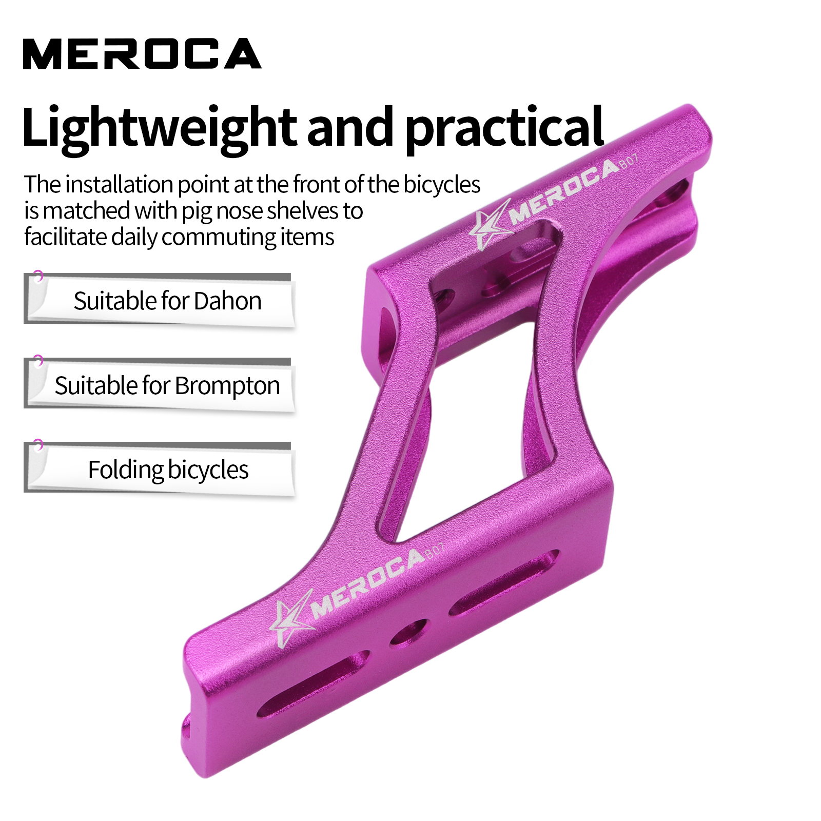 Meroca Folding Bicycle Front B - Bike Cargo Rack 评论和价格