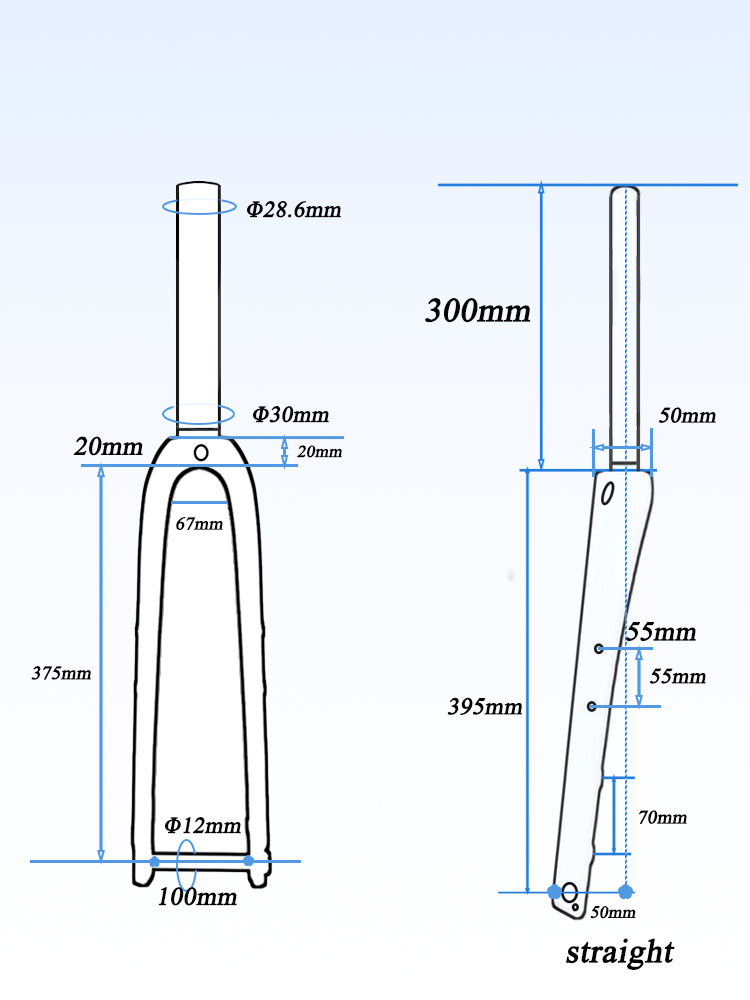 Gravel Cycling Rigid Fork T100 - Cycling Gear Gravel 评论和价格