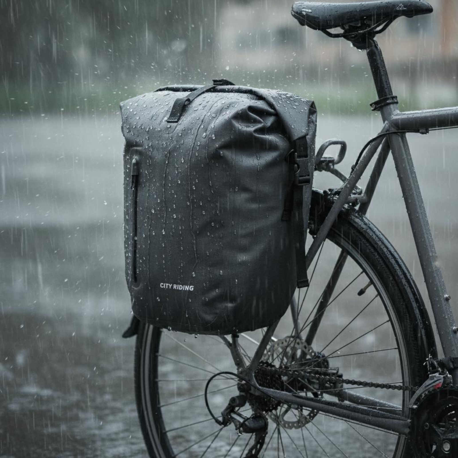Waterproof Rear Rack Bag 600D  - Cycling Gear Rack 评论和价格