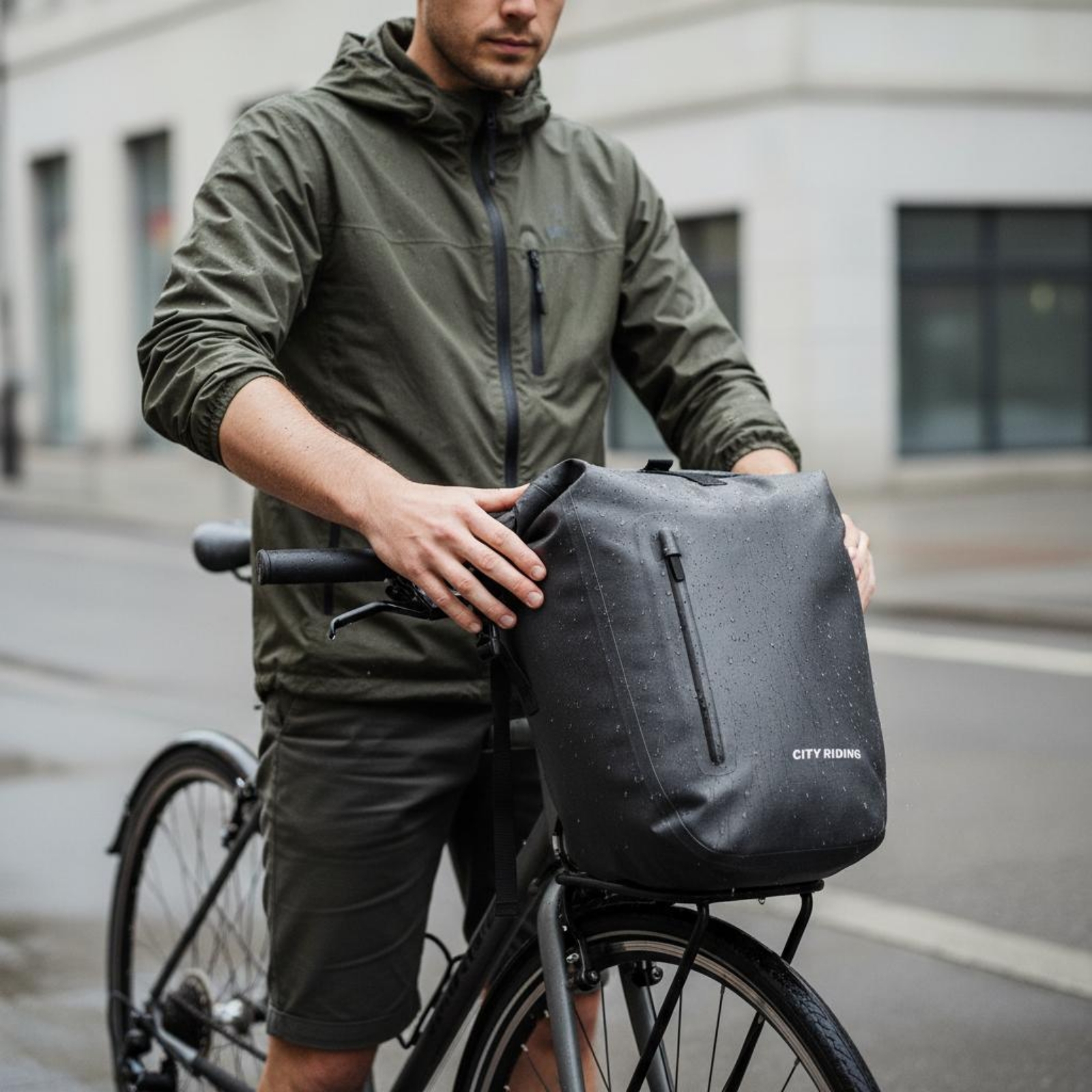Waterproof Rear Rack Bag 600D  - Cycling Gear Rack 评论和价格