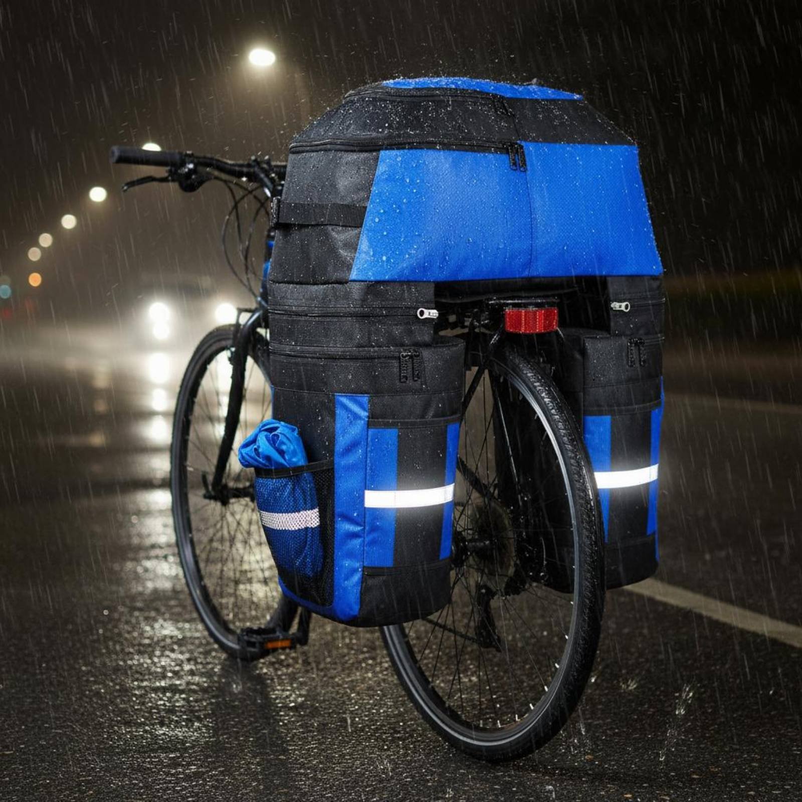 Rear Rack Pannier Bag Rain Cov - Cycling Gear Rack 评论和价格