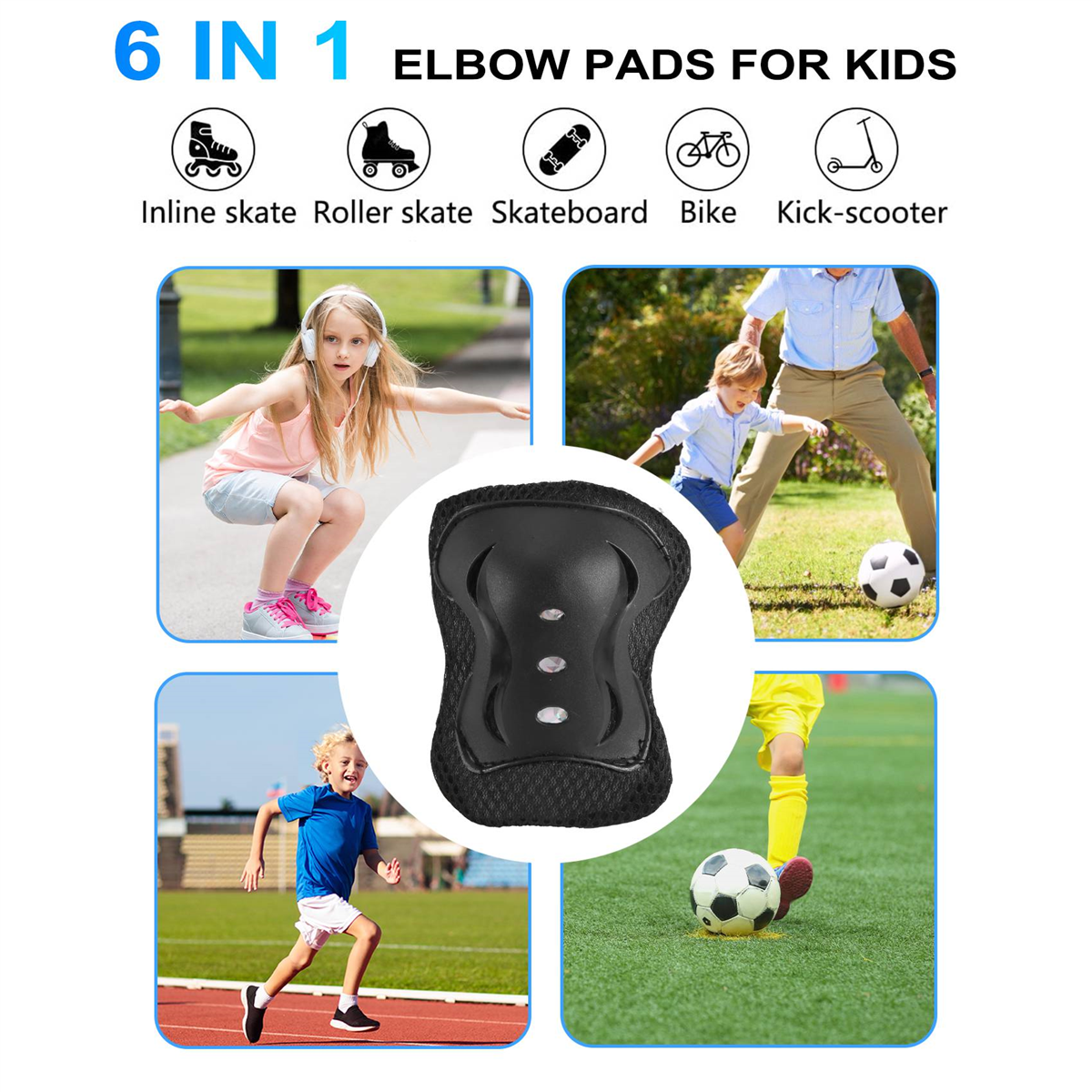 ABAZJ Knee Pad Elbow Pads Guar - Cycling Protective Gear 评论和价格